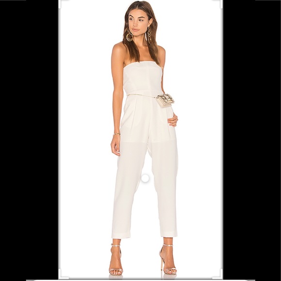 NWT! Line & Dot Marais Jumpsuit White - Picture 3 of 6
